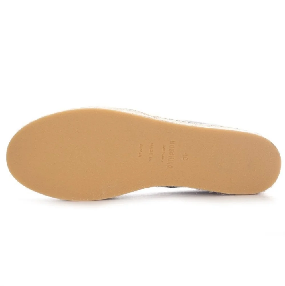 MOSCHINO COUTURE WOMEN'S LOGO ESPADRILLE